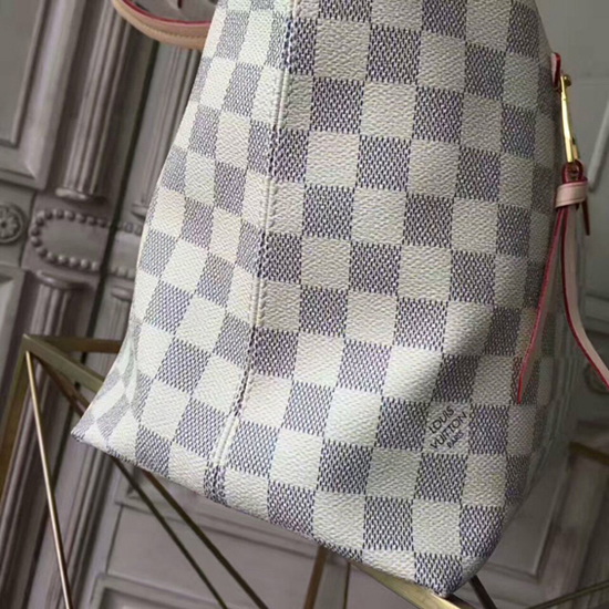 Louis Vuitton Iena MM N44040 Damier Azur Canvas