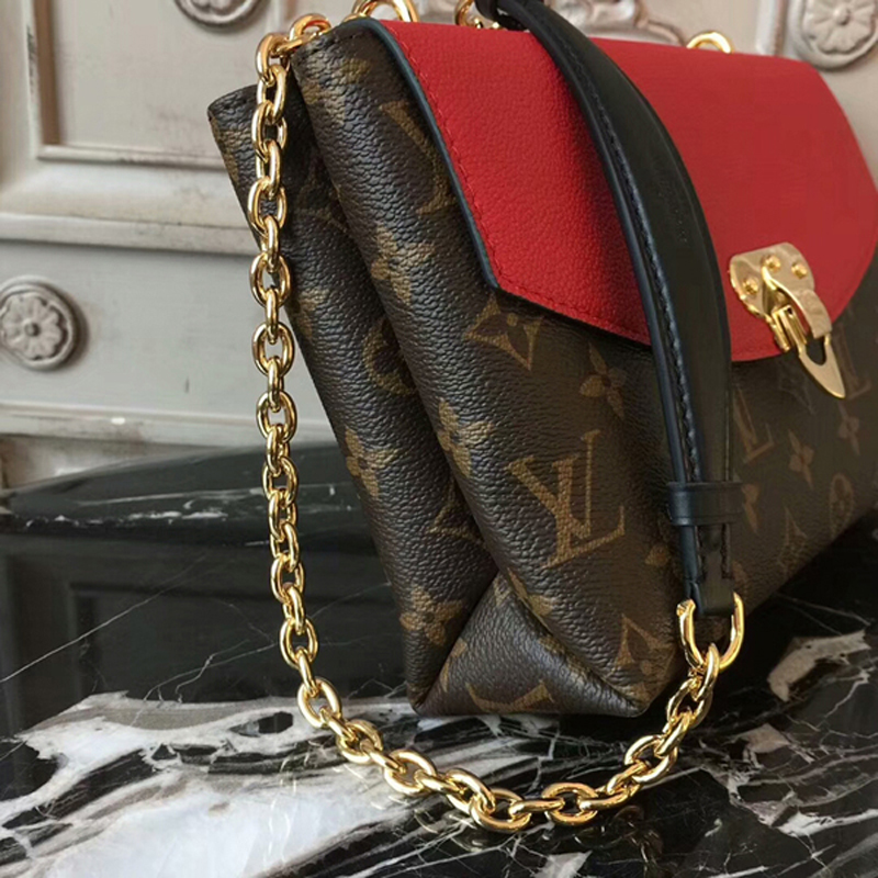 Louis Vuitton Saint Placide Handbag Monogram Canvas and Leather Black ORG  OWNER