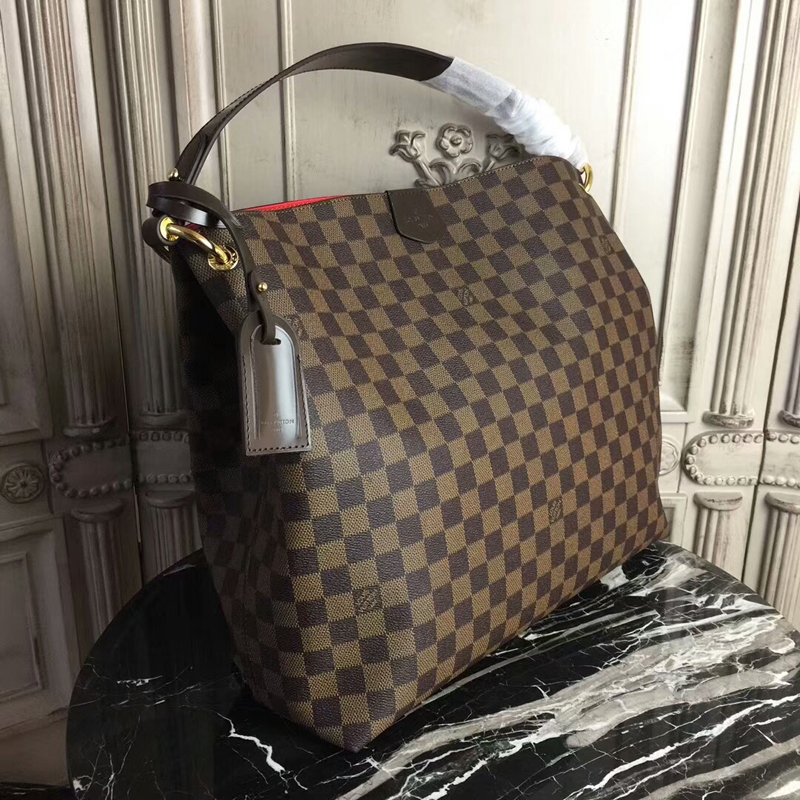 Louis Vuitton Graceful PM Damier Ebene Unboxing / Mod Shots / Comparison 