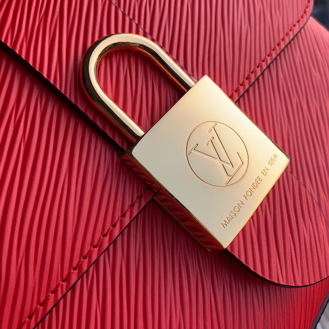 Louis Vuitton - Red EPI LOCKY Bb