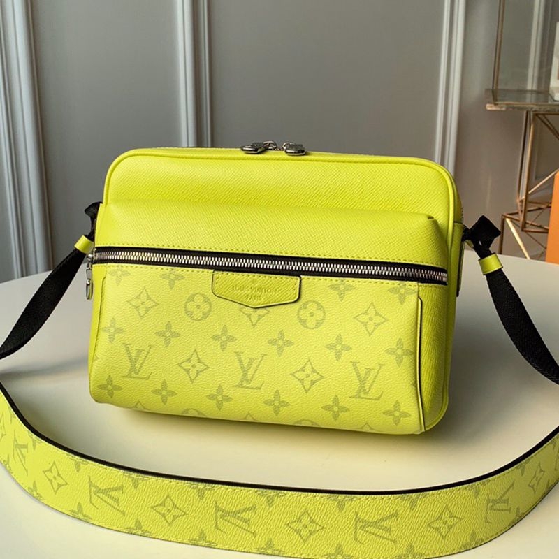 Louis Vuitton Outdoor Messenger Monogram Taigarama at 1stDibs  louis  vuitton messenger bag green, lime green louis vuitton bag, neon yellow louis  vuitton bag