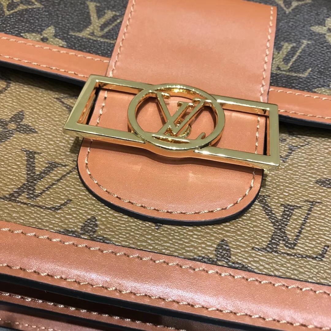 Authenticated Used Louis Vuitton Shoulder Bag Pochette Twin Brown Monogram  M51852 Canvas Nume FL1000 LOUIS VUITTON Clutch 2way Flap Women's LV