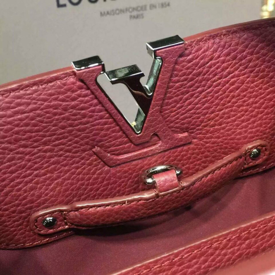 Replica Louis Vuitton N92040 Capucines BB Tote Bag Taurillon Leather For  Sale