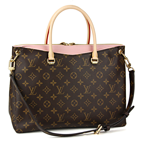 Louis Vuitton Pallas Tote Brown Canvas - M43400