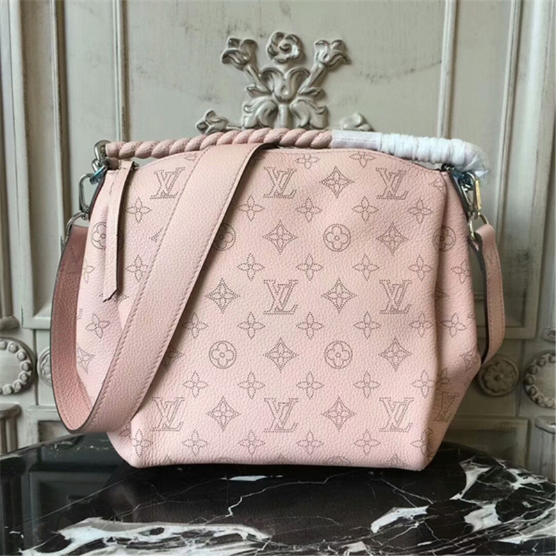 louis vuitton murakami pieces, Pink Louis Vuitton Monogram Mahina Babylone  Chain BB Satchel