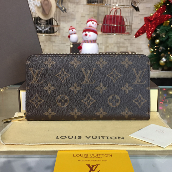 Replica Louis Vuitton Zippy Wallet Monogram Canvas M60017 Fake