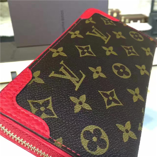 LOUIS VUITTON Monogram Zippy Retiro Wallet Black 109866