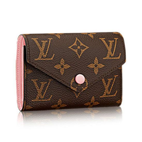 .com: Louis Vuitton Clemence Wallet Monogram Canvas (Rose Ballerine)  : Clothing, Shoes & Jewelry