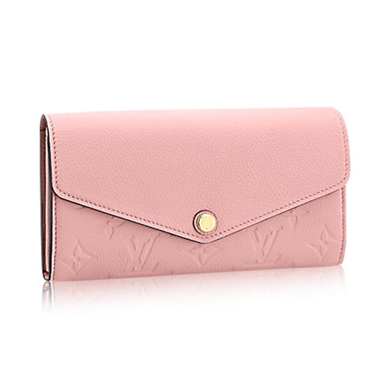 Louis Vuitton, Bags, Louis Vuitton Cherry Monogram Empreinte Leather Sarah  Wallet