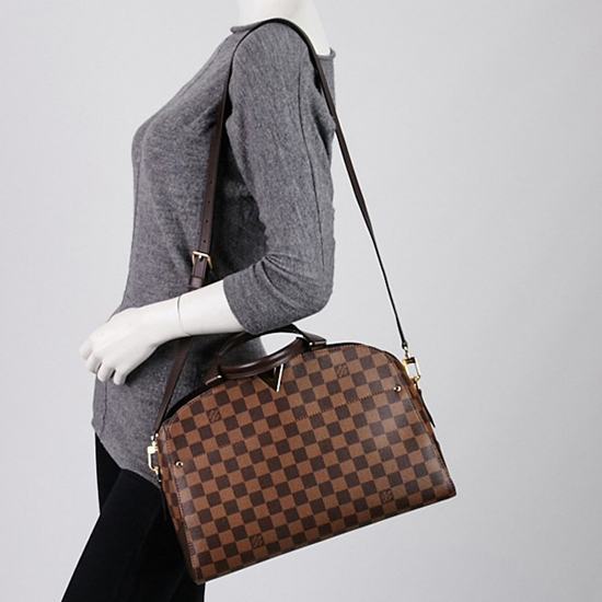 Louis Vuitton Brown Damier Keepall 45 Bandouliere with DB at 1stDibs