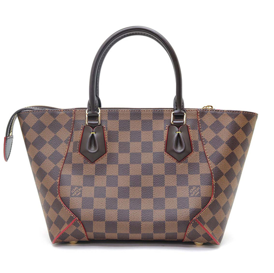 Louis Vuitton Caissa PM Damier Ebene Canvas Tote -TheShadesHut