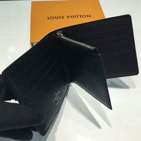 Louis Vuitton - Amerigo Wallet - Leather - Ardoise - Men - Luxury