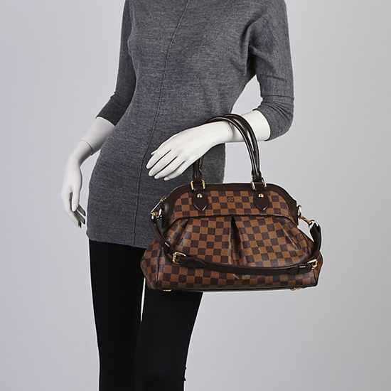 Louis Vuitton Damier Ebene Canvas Trevi PM Bag - Timeless Elegance