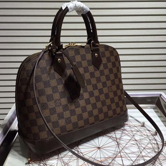 Buy Brand New & Pre-Owned Luxury LOUIS VUITTON Damier Canvas Alma PM Bag  Online