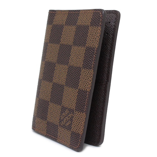 Louis Vuitton Pocket Organizer Damier Ebene NM Brown