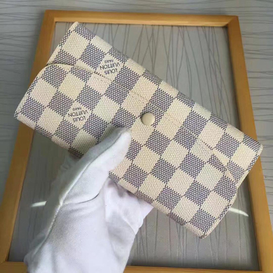 fake damier wallet