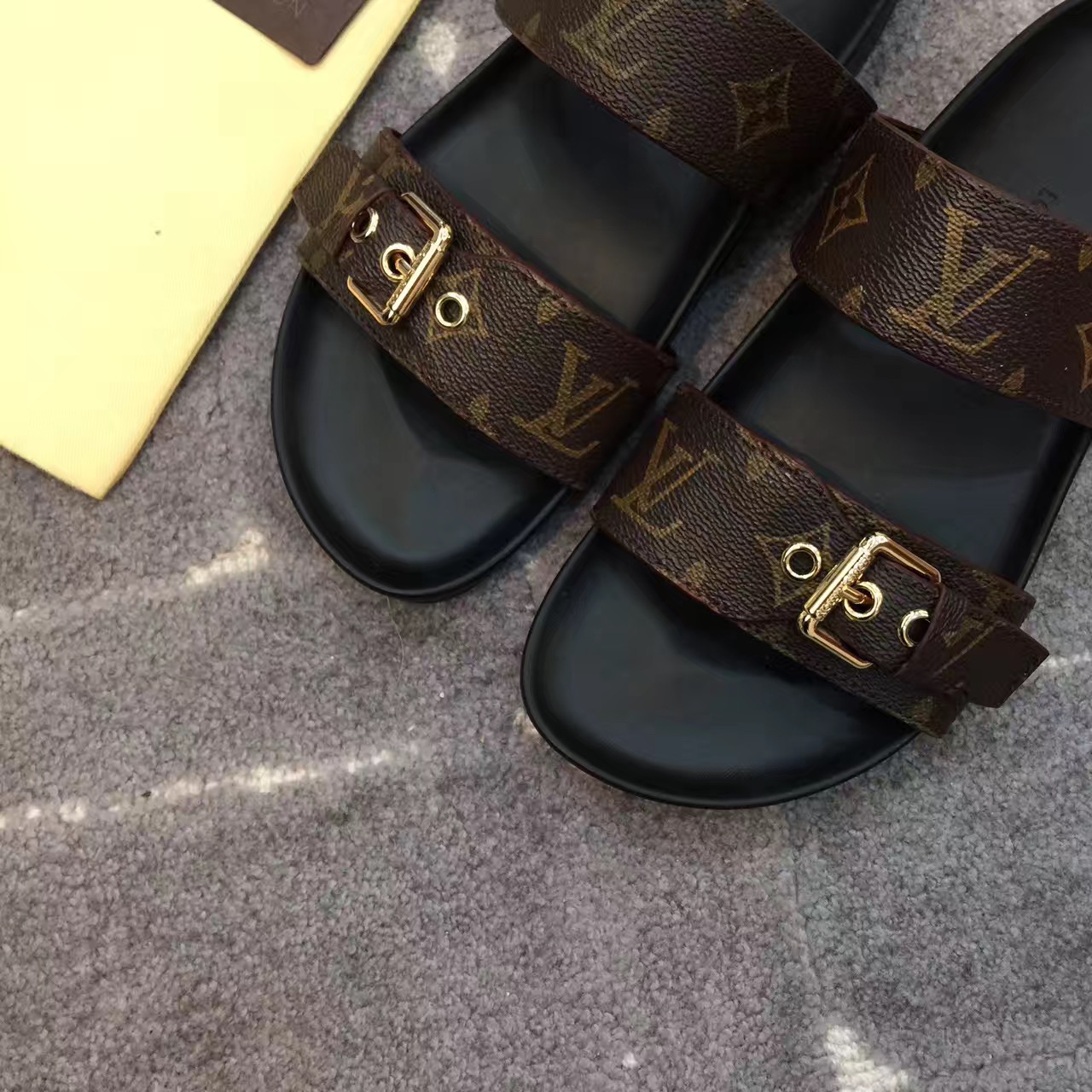 LV Bom Dia Flat Comfort Mule! These are my fav Info in bye-oh