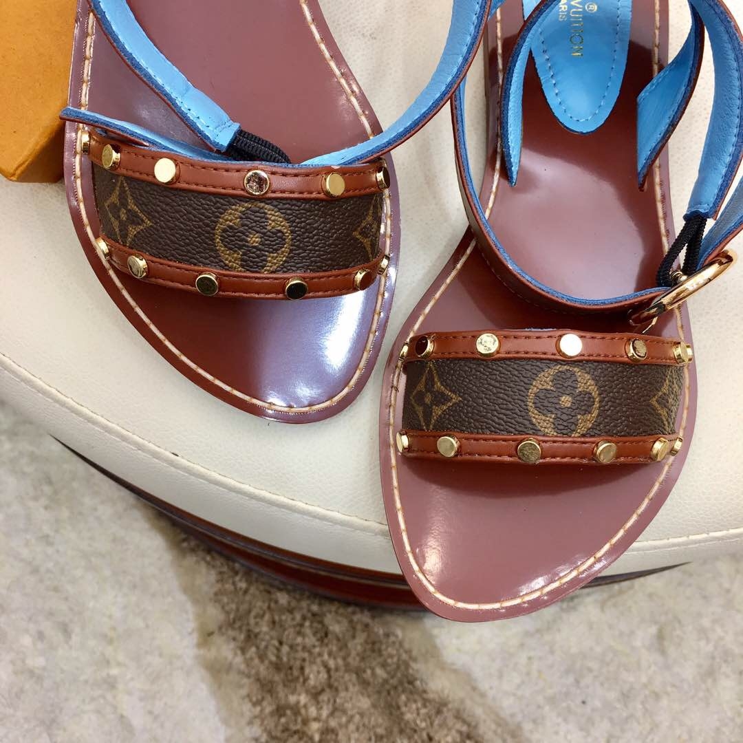 Passenger Flat Sandal Louis Vuitton Bagel