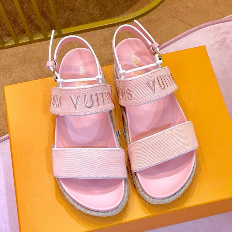 Louis Vuitton Pink Fabric Strapworks