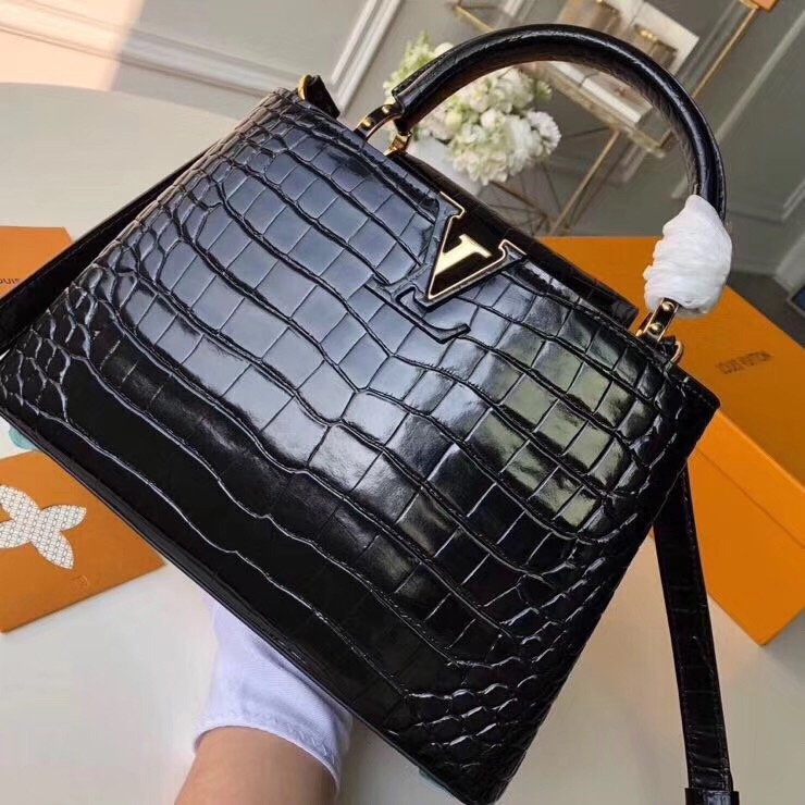 Louis Vuitton Black Handle Bag | semashow.com