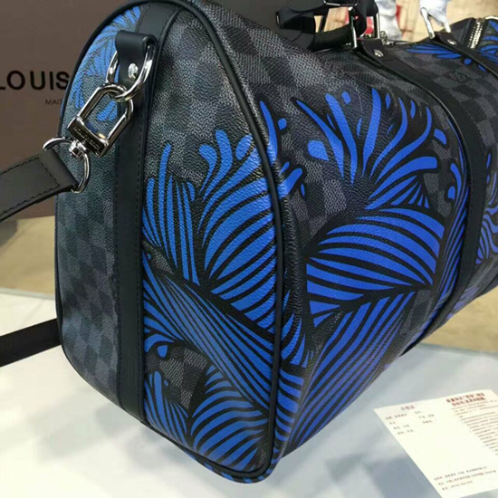 Louis Vuitton Damier Graphite Canvas Keepall Bandouliere 45 Bag